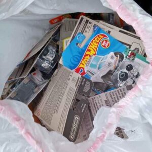 Trash Bags Full of Brand New Hot Wheels